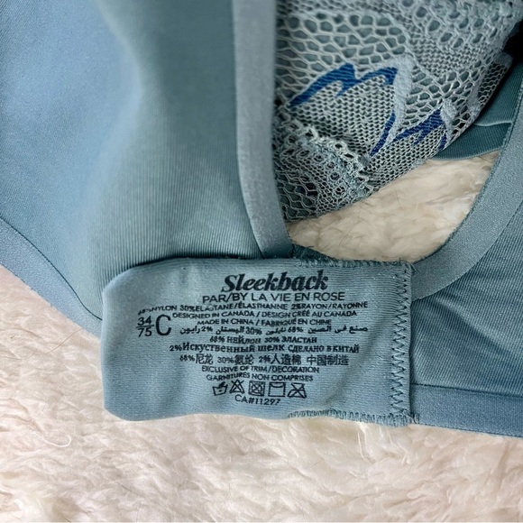 La Vie en Rose Lightly Lined Sleekback Bra C34 - Picture 3 of 3